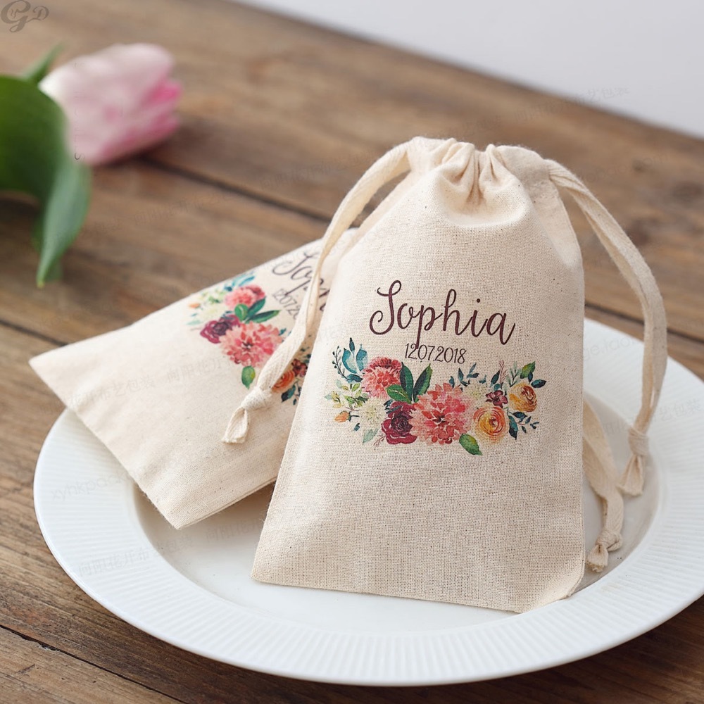 Baby Food Packaging - 100 Uds. Nombre personalizado Logo boda