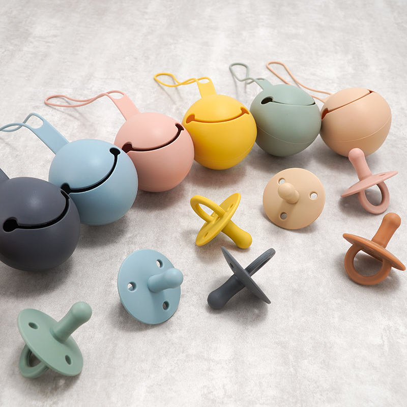 Baby Food Pacifier - Pezón de silicona para recién nacidos,