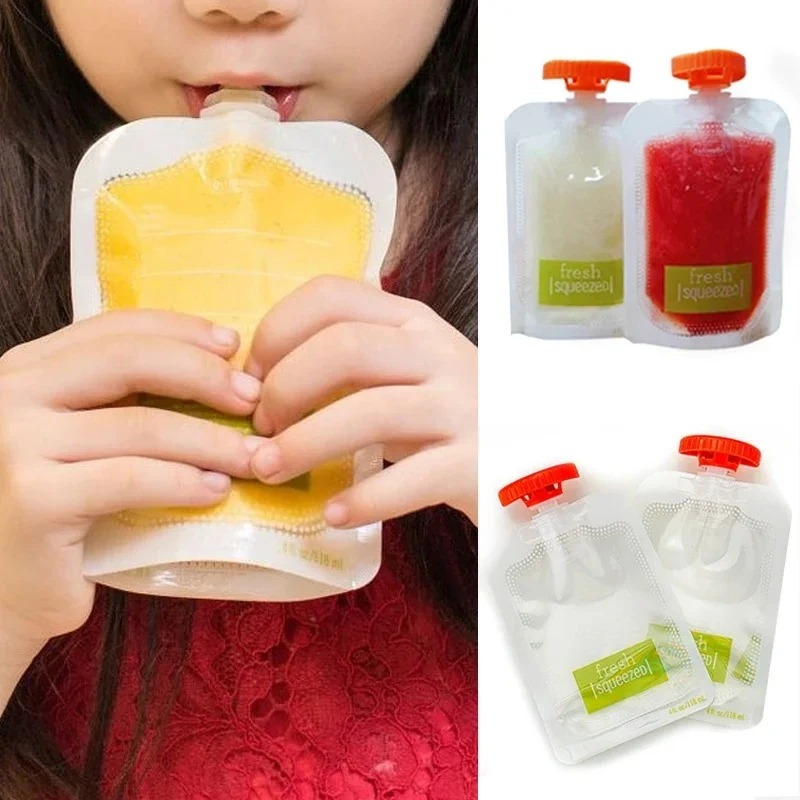 Baby Food Packaging - Caja de jugo y comida para