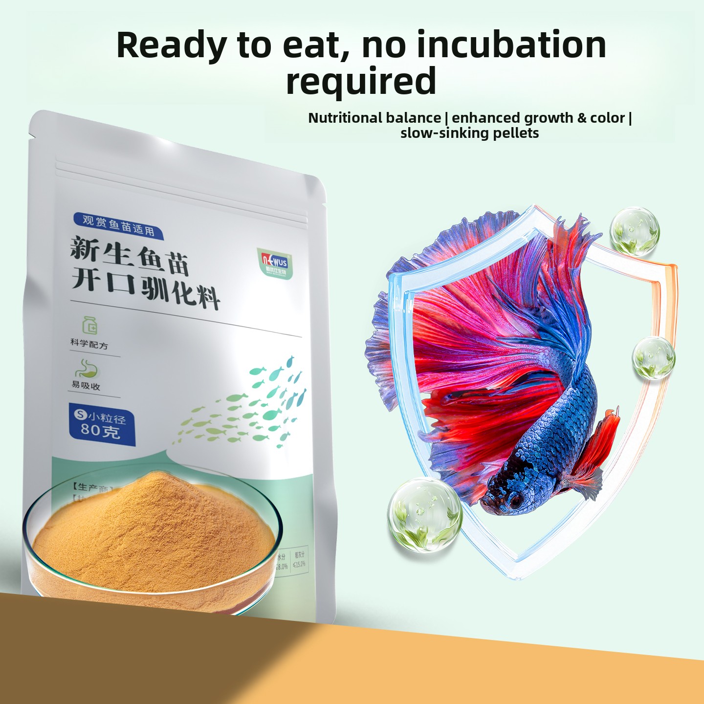 Alimento para Peces Bebés Euni - Baby Food With Protein reseña y precio