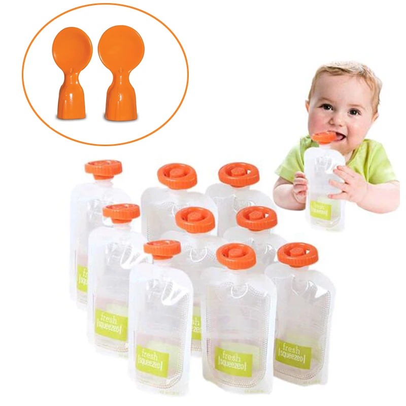 50 unidades de bolsas para gua - Baby Food Packaging reseña y precio