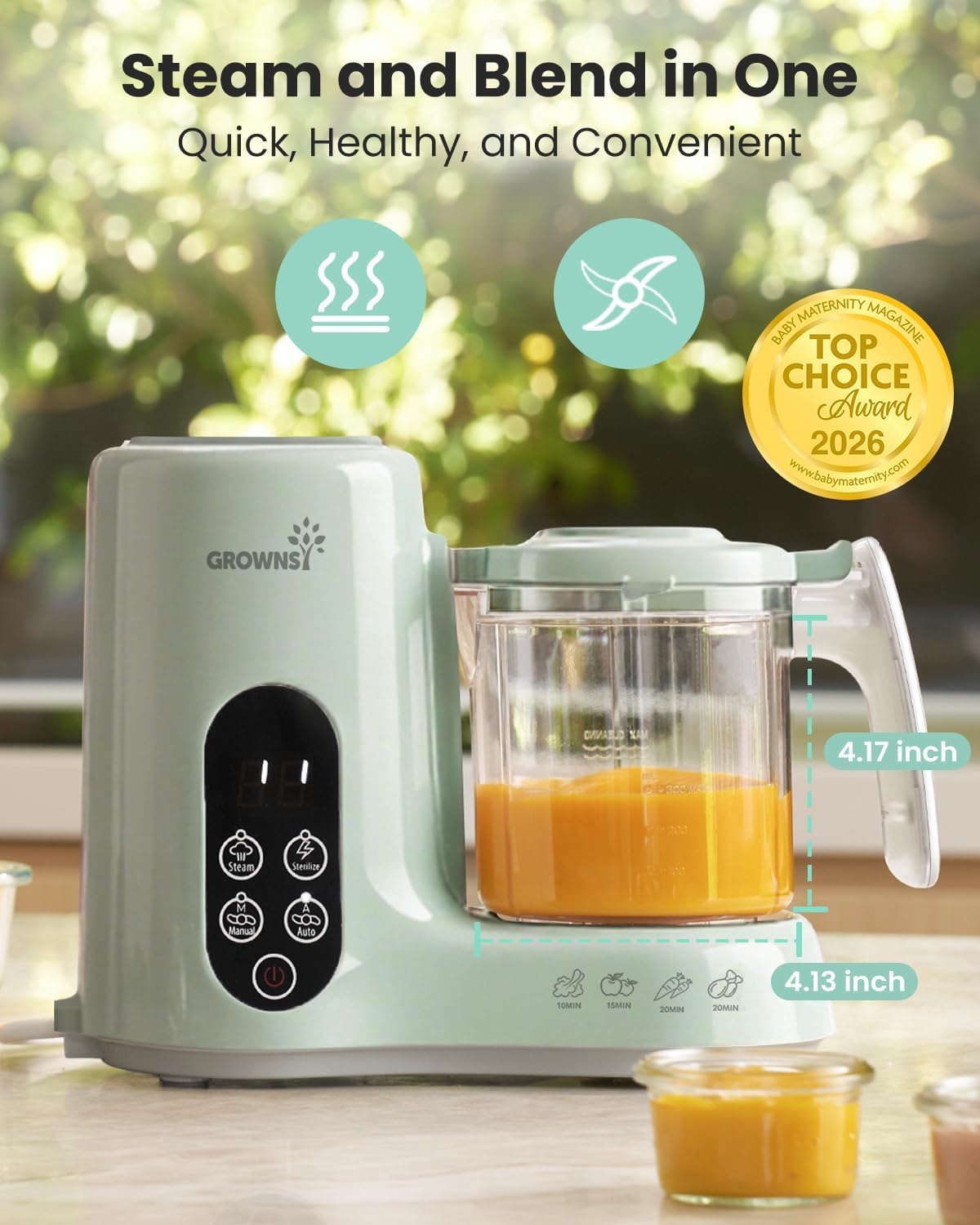 Procesador de Alimentos para B - Baby Food Blender And Steamer reseña y precio