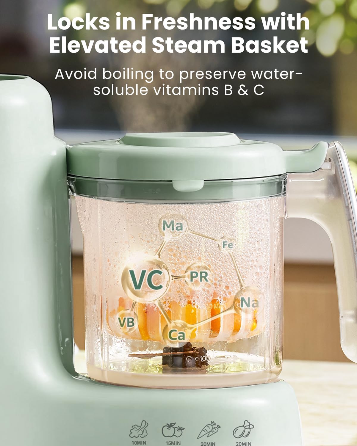 Procesador de Alimentos para B - Baby Food Blender And Steamer reseña y precio