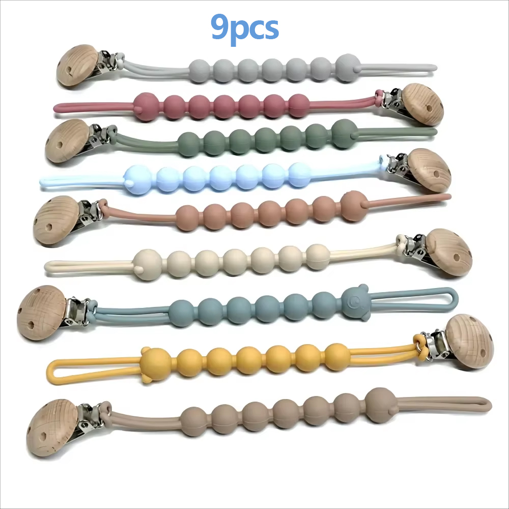 1/9 Uds. Cadena de chupete par - Baby Food Pacifier reseña y precio
