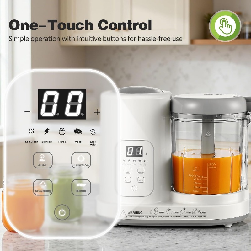 Robot de Cocina para Bebés 4 e - Baby Food Blender And Steamer reseña y precio