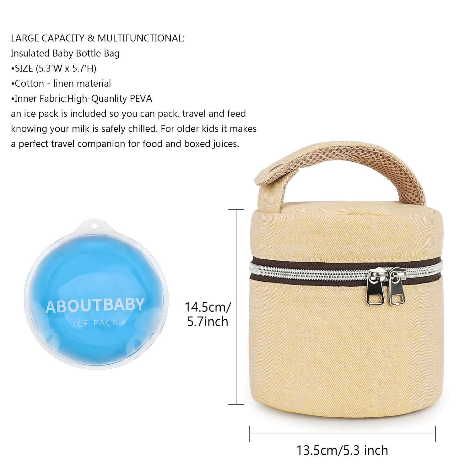 Bolsa para biberones impermeab - Baby Food Packaging reseña y precio