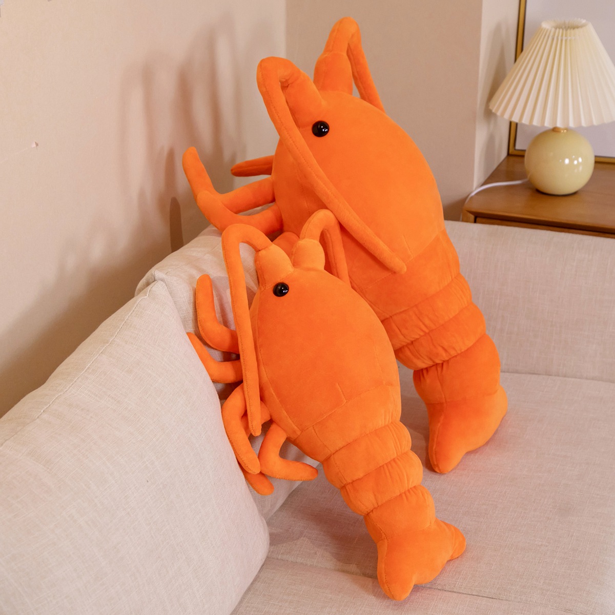 Peluches de langosta roja Kawa - Baby Food Shrimp reseña y precio